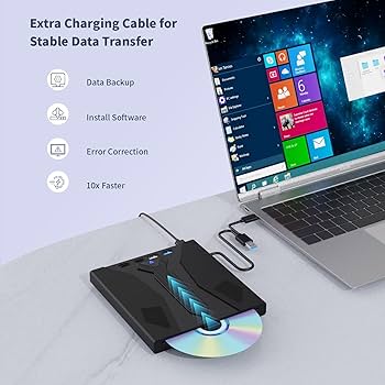 Amazon.com: 8 in 1 External Blu Ray Drive, Support 100G Disc